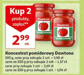Auchan Koncentrat pomidorowy dawtona oferta
