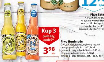 Auchan Piwo hardmade peach ice tea crush oferta