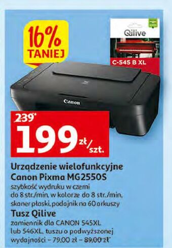 Auchan Urządzenie wielofunkcyjne mg2550s canon oferta