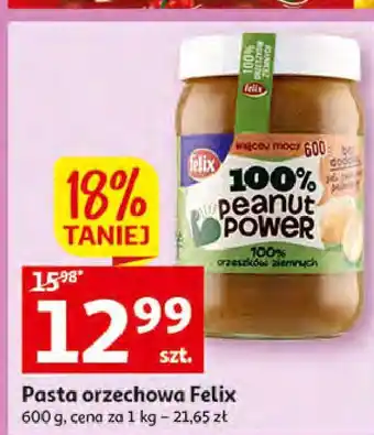 Auchan Masło orzechowe 100% felix oferta