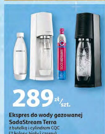 Auchan Ekspres do gazowania wody terra czarny sodastream oferta
