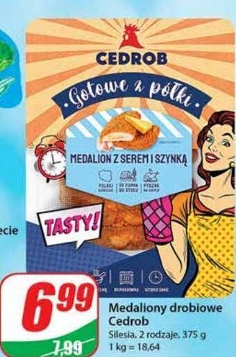 Dino Medaliony z serem i szynką cedrob oferta