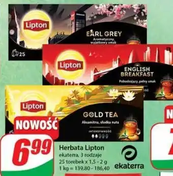 Dino Herbata earl grey classic lipton special collection oferta