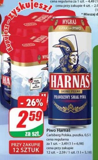 Dino Piwo harnaś jasne pełne oferta