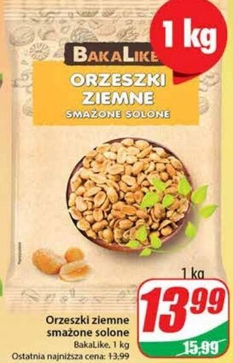 Dino Orzeszki ziemne smażone solone bakalike oferta