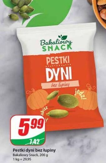Dino Pestki dyni bez łupiny bakaliowy snack oferta