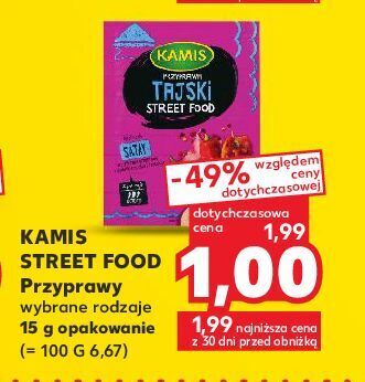 Kaufland Przyprawa tajska kamis street food oferta