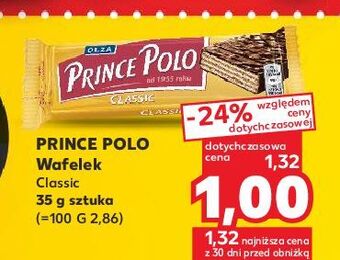 Kaufland Wafelek classic prince polo oferta