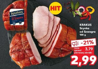 Kaufland Szynka od szwagra krakus animex oferta
