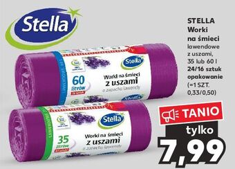 Kaufland Worki na śmieci lawendowe 60 l stella oferta