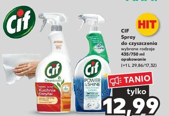 Kaufland Spray do czyszczenia kuchni cif cleanboost oferta