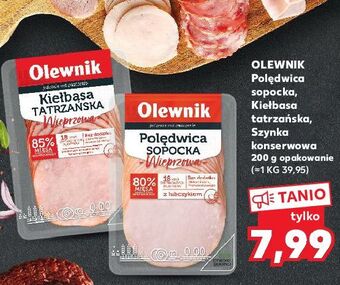 Kaufland Szynka konserwowa olewnik oferta