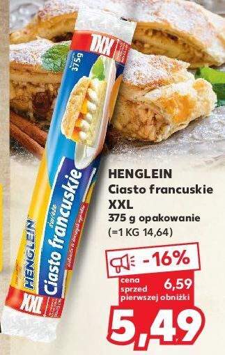Kaufland Ciasto francuskie henglein oferta