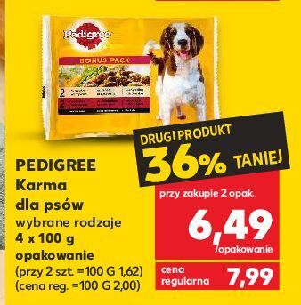 Kaufland Karma dla psa kurczak - wołowina warzywa pedigree oferta