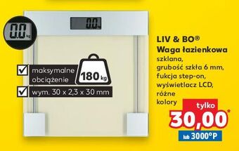 Kaufland Waga łazienkowa liv & bo oferta