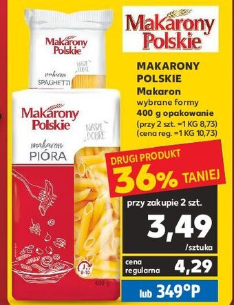 Kaufland Makaron pióra makarony polskie oferta