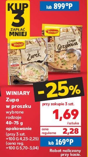 Kaufland Zupa grzybowa winiary nasza specjalność oferta