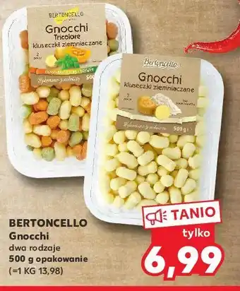 Kaufland Gnocchi trójkolorowe bertoncello oferta