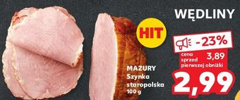 Kaufland Szynka staropolska mazury ełk oferta