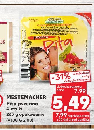 Kaufland Pita pszenna mestemacher oferta