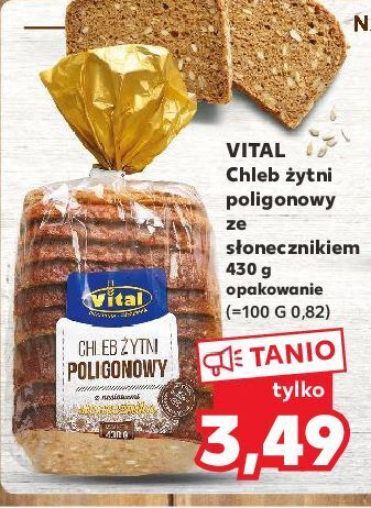 Kaufland Chleb żytni poligonowy vital oferta