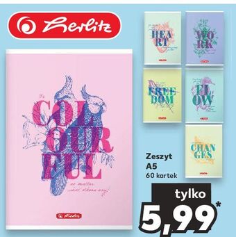 Kaufland Zeszyt a5/60 k. herlitz oferta