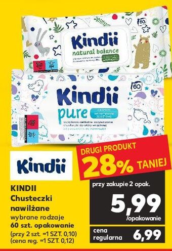 Kaufland Chusteczki wilgotne natural balance cleanic kindii oferta