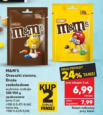 Kaufland Draże orzechowe m&m's oferta