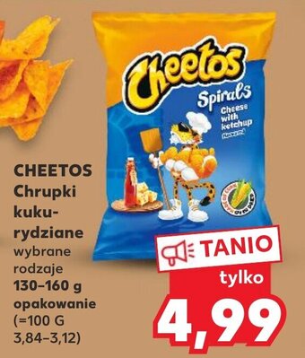 Kaufland Cheetos Chrupki kukurydziane 130-160g oferta