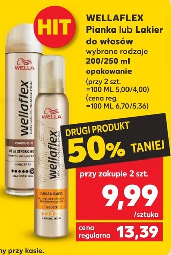 Kaufland Wellaflex Pianka lub lakier do włosów 200/250ml oferta