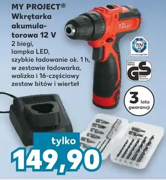 Kaufland My Project Wkrętarka akumulatorowa 12V oferta