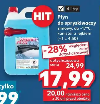 Kaufland Płyn do spryskiwaczy 4l oferta