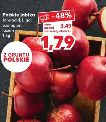 Kaufland Polskie jabłka 1kg oferta