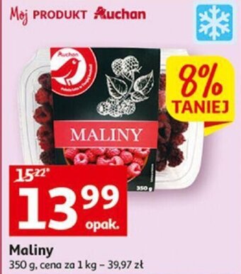 Auchan Maliny 350g oferta