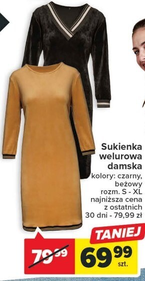 Carrefour Sukienka damska tex oferta