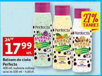 Auchan Balsam do ciała silne odżywienie perfecta bubble tea oferta