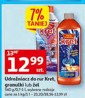 Auchan Granulki do udrożniania rur kret oferta