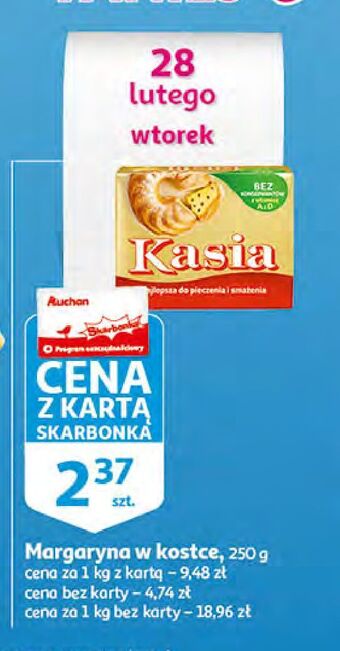 Auchan Margaryna kasia oferta