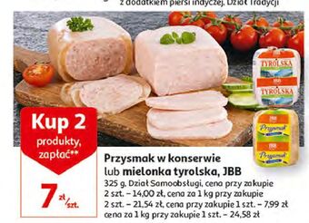 Auchan Przysmak w konserwie jbb bałdyga oferta