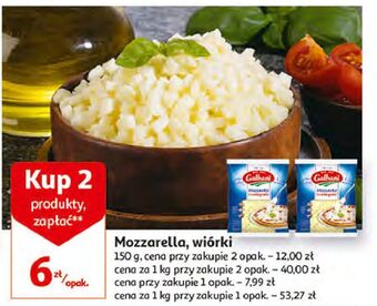 Auchan Ser mozzarella wiórki galbani oferta