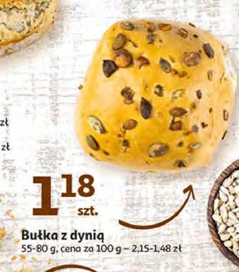 Auchan Bułka z dynią oferta
