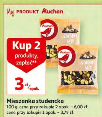 Auchan Mieszanka studencka mix auchan oferta