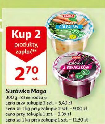 Auchan Surówka z buraczków maga oferta