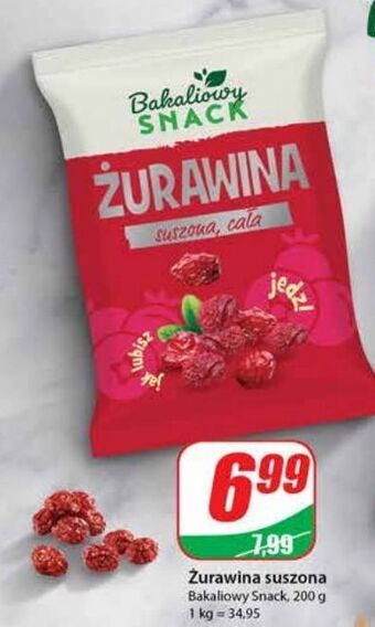 Dino Żurawina cała bakaliowy snack oferta