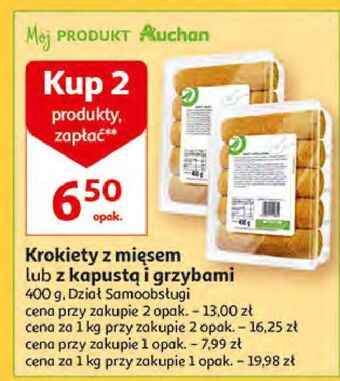Auchan Krokiety z mięsem auchan oferta