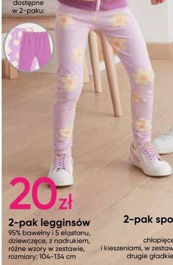 Pepco Legginsy dziewczęce 104-134 cm oferta