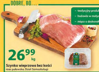 Auchan Szynka wieprzowa bez kości auchan pewni dobrego oferta