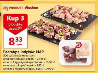 Auchan Serca z indyka auchan różnorodne (logo czerwone) oferta