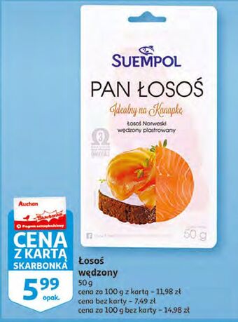 Auchan Pan łosoś wędzony suempol oferta