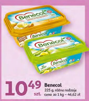 Auchan Margaryna benecol o smaku masła oferta